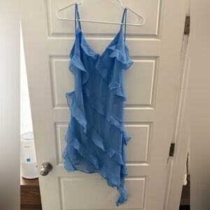Abercrombie & Fitch Light Blue Chiffon Dress